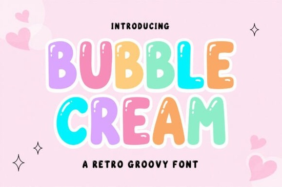 Bubble Cream Font